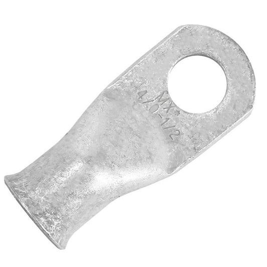Pacer Tinned Lug 4/0 AWG - 1/2" Stud Size - 10 Pack [TAE4/0-12R-10] - Twin Screws Marine Service