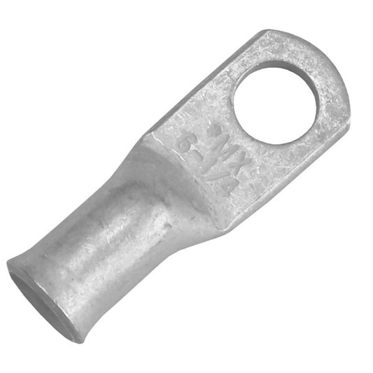 Pacer Tinned Lug 6 AWG - 1/4" Stud Size - 2 Pack [TAE6-14R-2] - Twin Screws Marine Service
