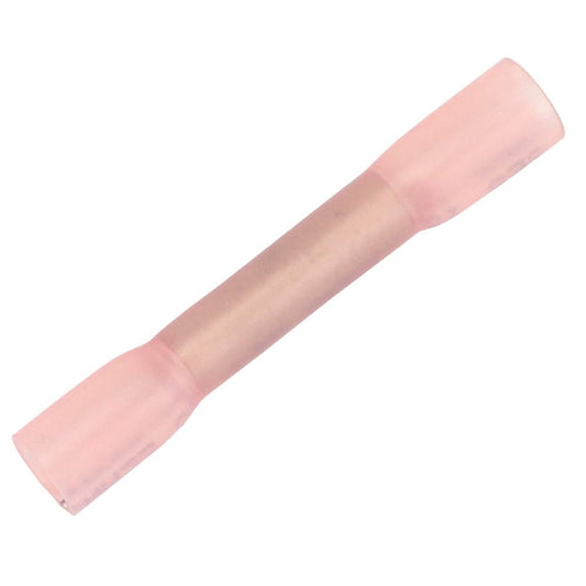 Pacer 22-18 AWG Heat Shrink Butt Connector - 100 Pack [TBSE18-100] - Twin Screws Marine Service