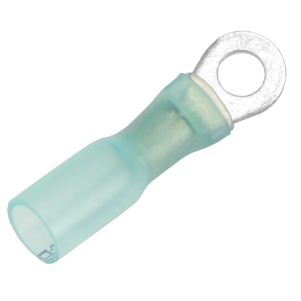 Pacer 16-14 AWG Heat Shrink Ring Terminal - #8 Stud Size - 25 Pack [TE14-8R-25] - Twin Screws Marine Service