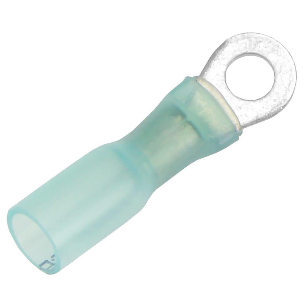 Pacer 16-14 AWG Heat Shrink Ring Terminal - #8 Stud Size - 100 Pack [TE14-8R-100] - Twin Screws Marine Service