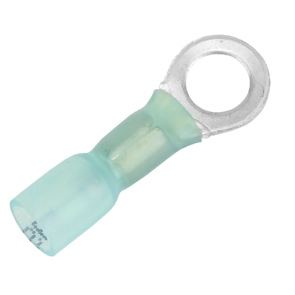 Pacer 16-14 AWG Heat Shrink Ring Terminal - 1/4" Stud Size - 25 Pack [TE14-14R-25] - Twin Screws Marine Service