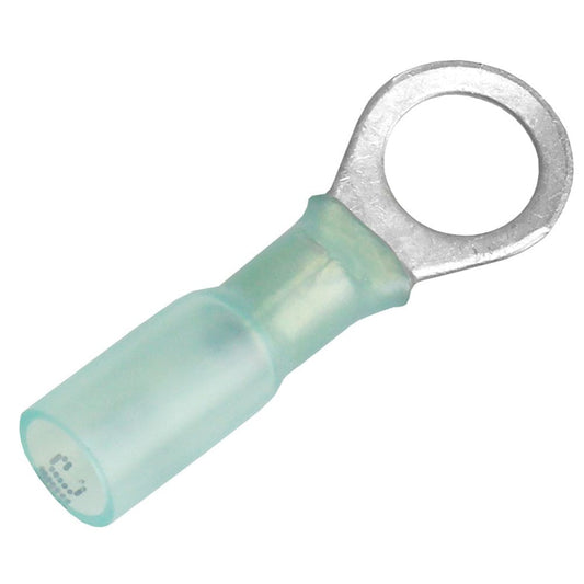 Pacer 16-14 AWG Heat Shrink Ring Terminal - 5/16" Stud Size - 25 Pack [TE14-56R-25] - Twin Screws Marine Service