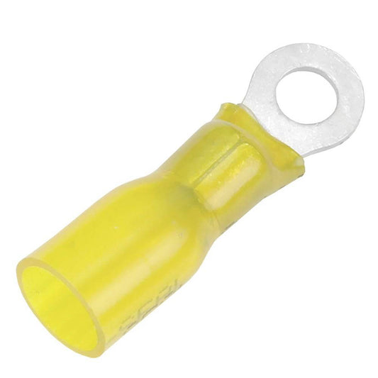 Pacer 12-10 AWG Heat Shrink Ring Terminal - #8 Stud Size - 100 Pack [TE10-8R-100] - Twin Screws Marine Service