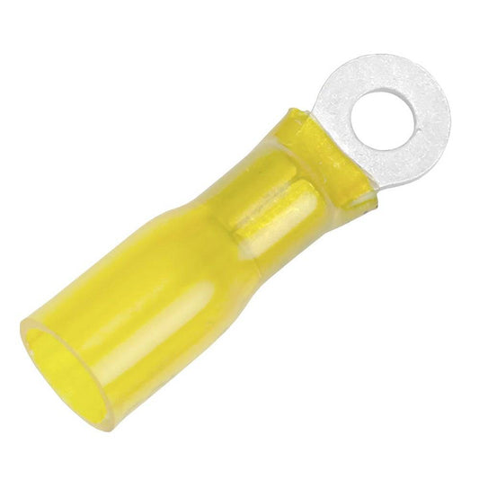 Pacer 12-10 AWG Heat Shrink Ring Terminal - #10 Stud Size - 25 Pack [TE10-10R-25] - Twin Screws Marine Service