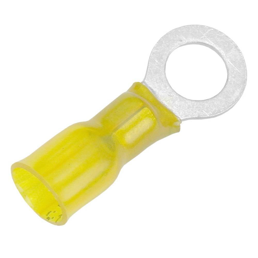 Pacer 12-10 AWG Heat Shrink Ring Terminal - 5/16" Stud Size - 100 Pack [TE10-56R-100] - Twin Screws Marine Service