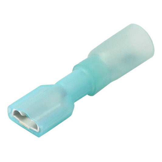 Pacer 16-14 AWG Heat Shrink Female Disconnect - 25 Pack [TDE14-250FI-25] - Twin Screws Marine Service