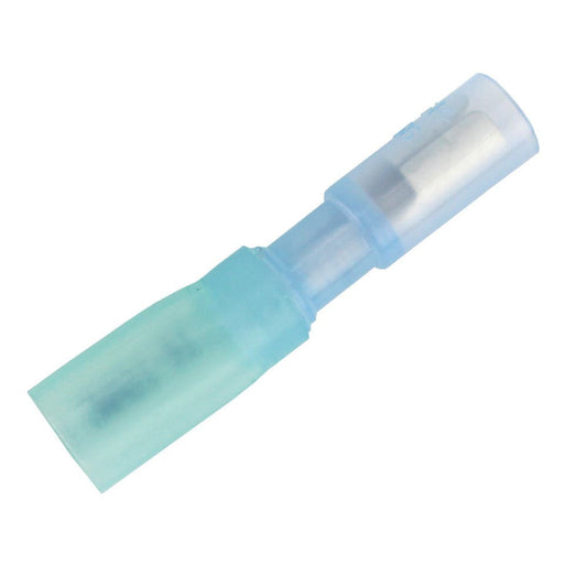 Pacer 16-14 AWG Heat Shrink Female Bullet Terminal - 100 Pack [TBRE14-156-100] - Twin Screws Marine Service