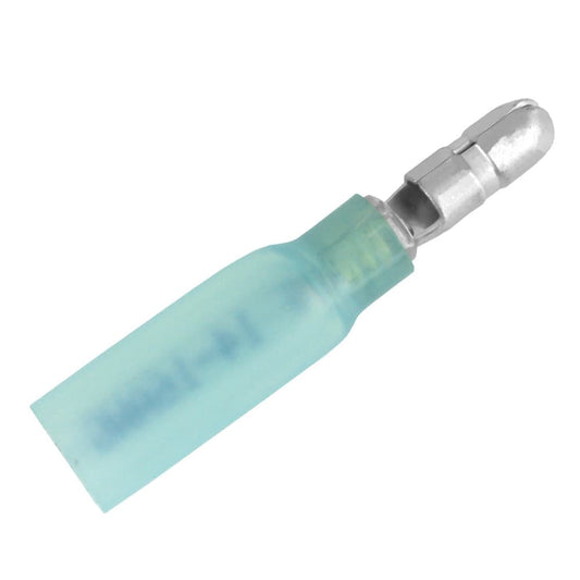 Pacer 16-14 AWG Heat Shrink Male Bullet Terminal - 25 Pack [TBPE14-156-25] - Twin Screws Marine Service