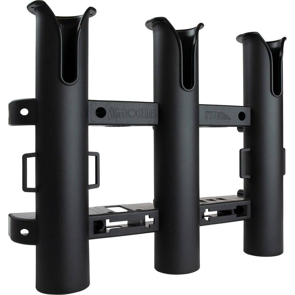 Sea-Dog Triple Threat Three Pole Rod Holder - Black [325033-1] - Twin Screws Marine Service