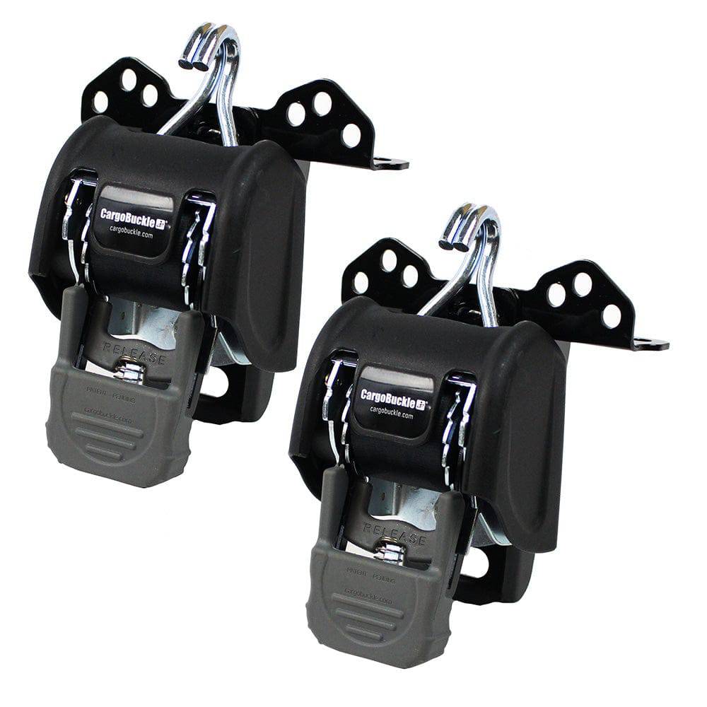 CargoBuckle Universal Ladder Rack Tie-Down System - 2" Retractable Tie-Down - 1 Pair [F153180] - Twin Screws Marine Service