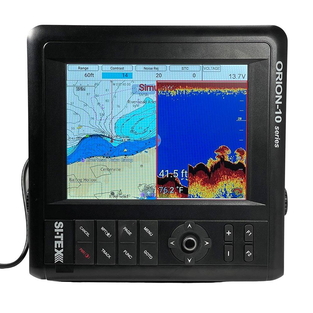 SI-TEX 10" Chartplotter/Sounder Combo w/Internal GPS  C-MAP 4D Card [ORIONCF] - Twin Screws Marine Service