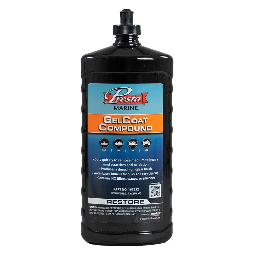 Presta Gel Coat Compound - 32 fl oz [167532] - Twin Screws Marine Service