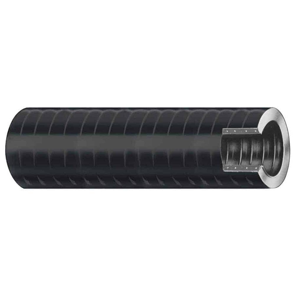 Trident Marine 1-1/8" VAC XHD Bilge  Live Well Hose - Hard PVC Helix - Black - Sold by the foot [149-1186-FT] - Twin Screws Marine Service