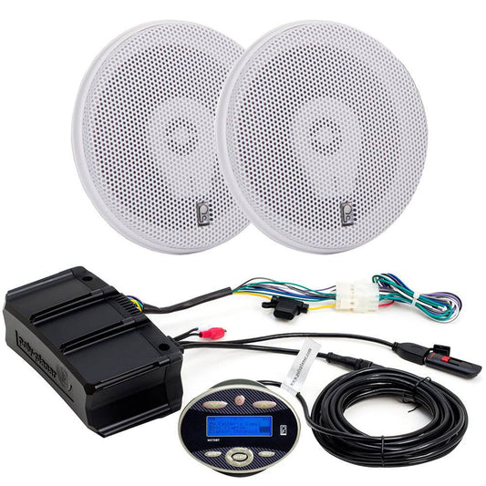 Poly-Planar Amplifier Package w/ME70BT  MA-8505W Speakers [ME70BTW8505W] - Twin Screws Marine Service