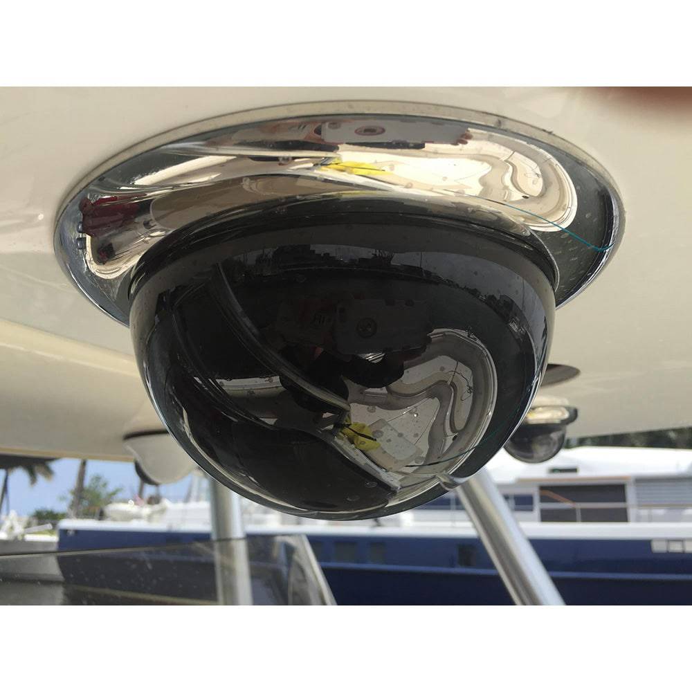 Iris Miniature Marine PTZ Dome Camera - Stainless Bezel - Hi-Def Ethernet IP - 10x Digital Zoom - 4 in 1 Video Format [IRIS4106] - Twin Screws Marine Service