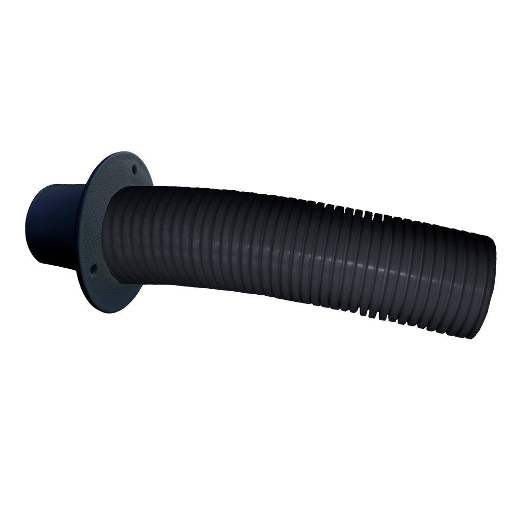 Trident Marine 10 Black Stern Flex Hose w/Transom Flange [TFK-10] - Twin Screws Marine Service