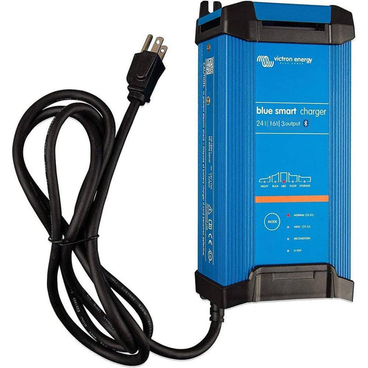 Victron Blue Smart IP22 24VDC 16A 3 Bank 120V Charger - Dry Mount [BPC241648102] - Twin Screws Marine Service