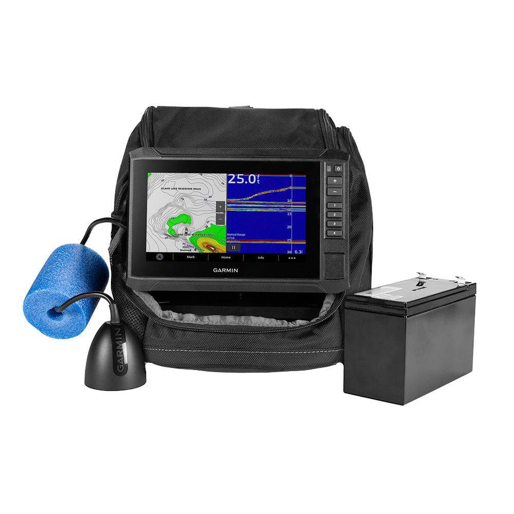 Garmin ECHOMAP UHD2 7" sv Ice Fishing Bundle w/ECHOMAP UHD2 73sv  GT10HN-IF Transducer [010-02684-35] - Twin Screws Marine Service