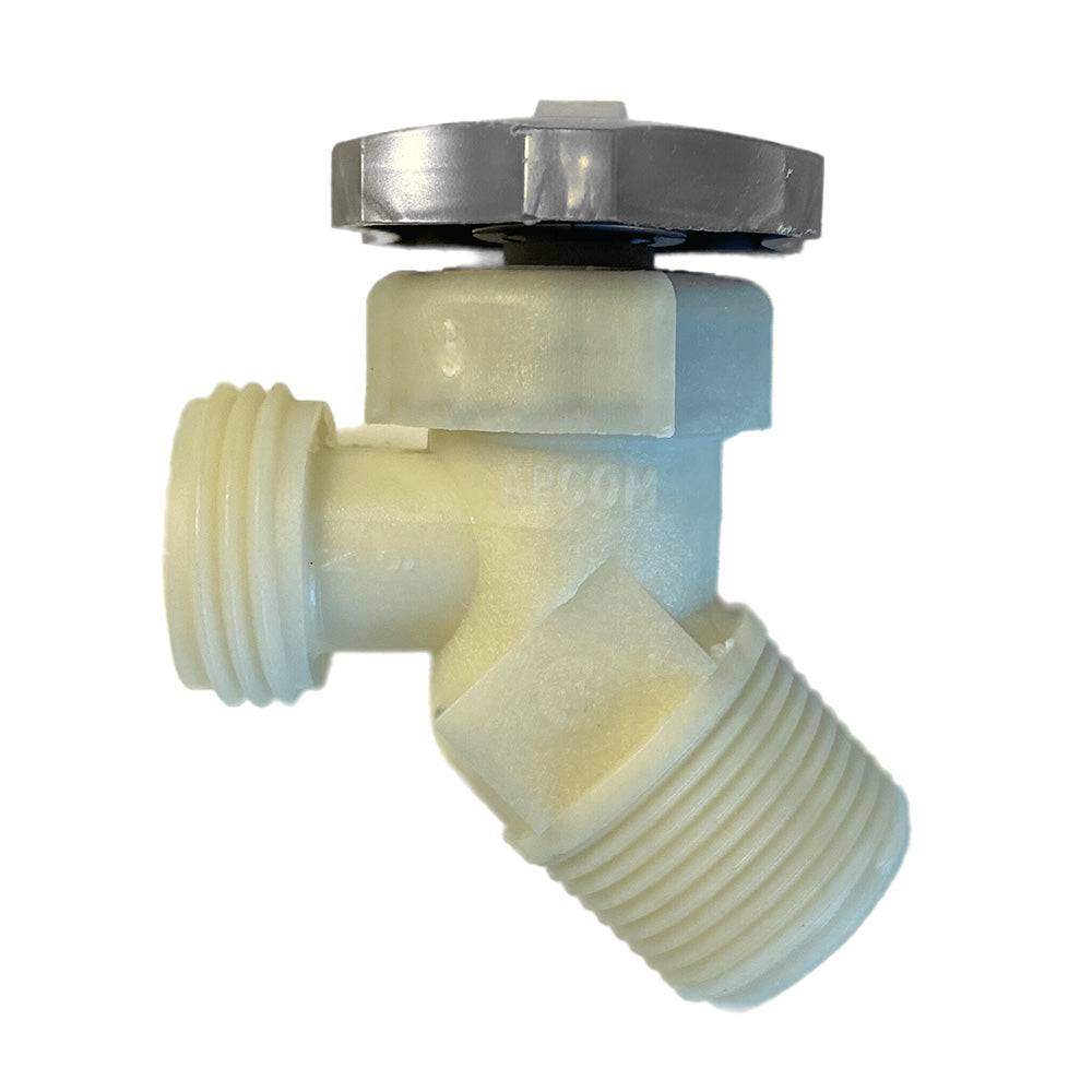 Whale 3/4" Hot Water Heater Drain Valve [73123] - Twin Screws Marine Service