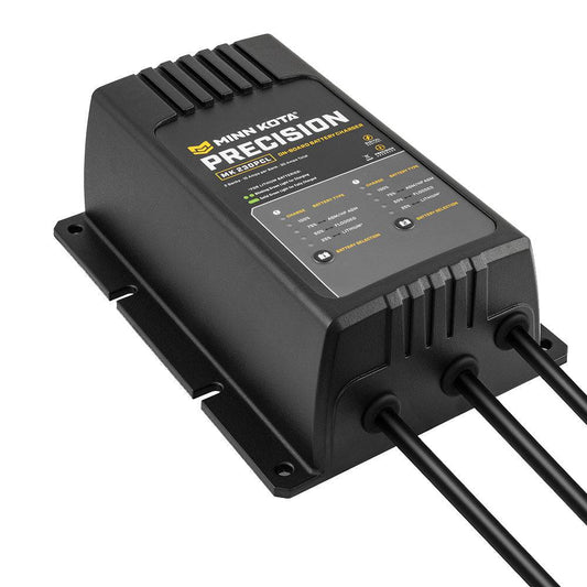 Minn Kota On-Board Precision Charger MK-230 PCL 2 Bank x 15 AMP LI Optimized Charger [1832304] - Twin Screws Marine Service