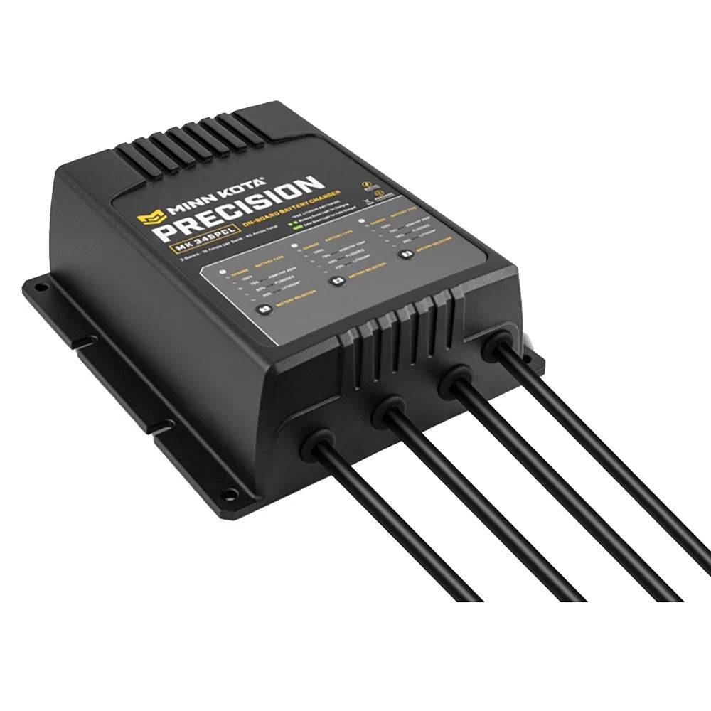 Minn Kota On-Board Precision Charger MK-345 PCL 3 Bank x 15 AMP LI Optimized Charger [1833454] - Twin Screws Marine Service