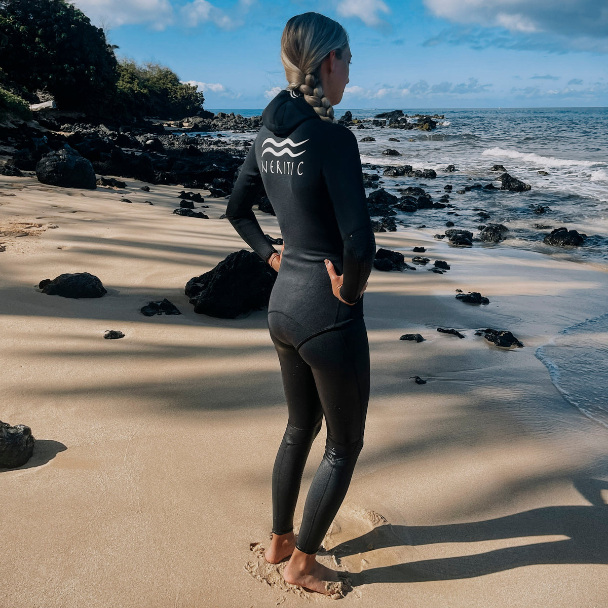 Women's 3mm Open Cell Wetsuit - Black