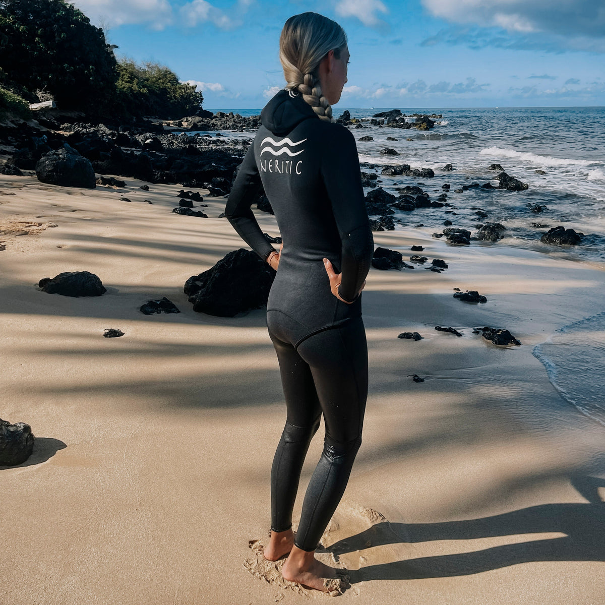 Women's 1.5 Open Cell (with lining) Wetsuit - Black