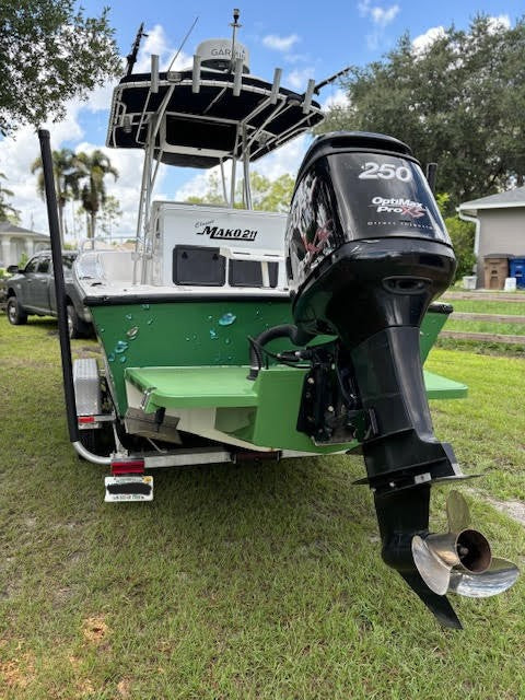 1991 Mako 221 with trailer