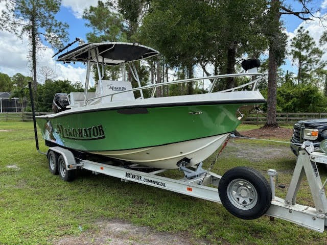 1991 Mako 221 with trailer