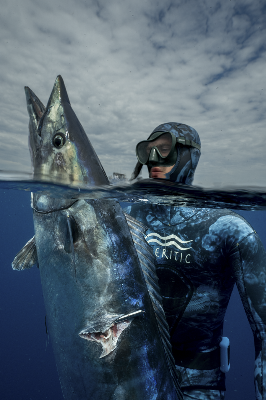 5mm Open Cell Wetsuit - Blue Trilobite Camo