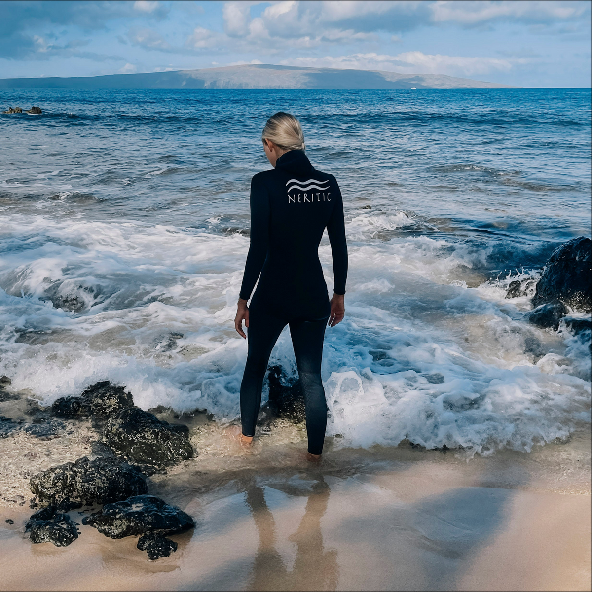 Womens 5mm Open Cell Wetsuit - Black