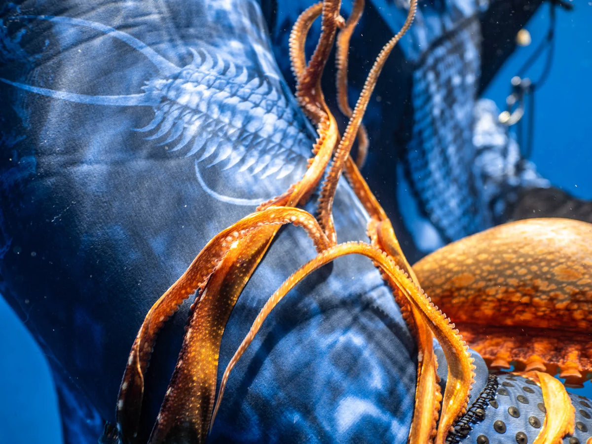 1.5mm Men's Wetsuit - Blue Trilobite Camo - Interior Lined